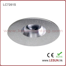 Small 1W Silver Ce Certificate LED Spotlight for Showcase (LC7261S)